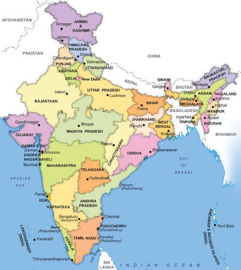 Map Of India